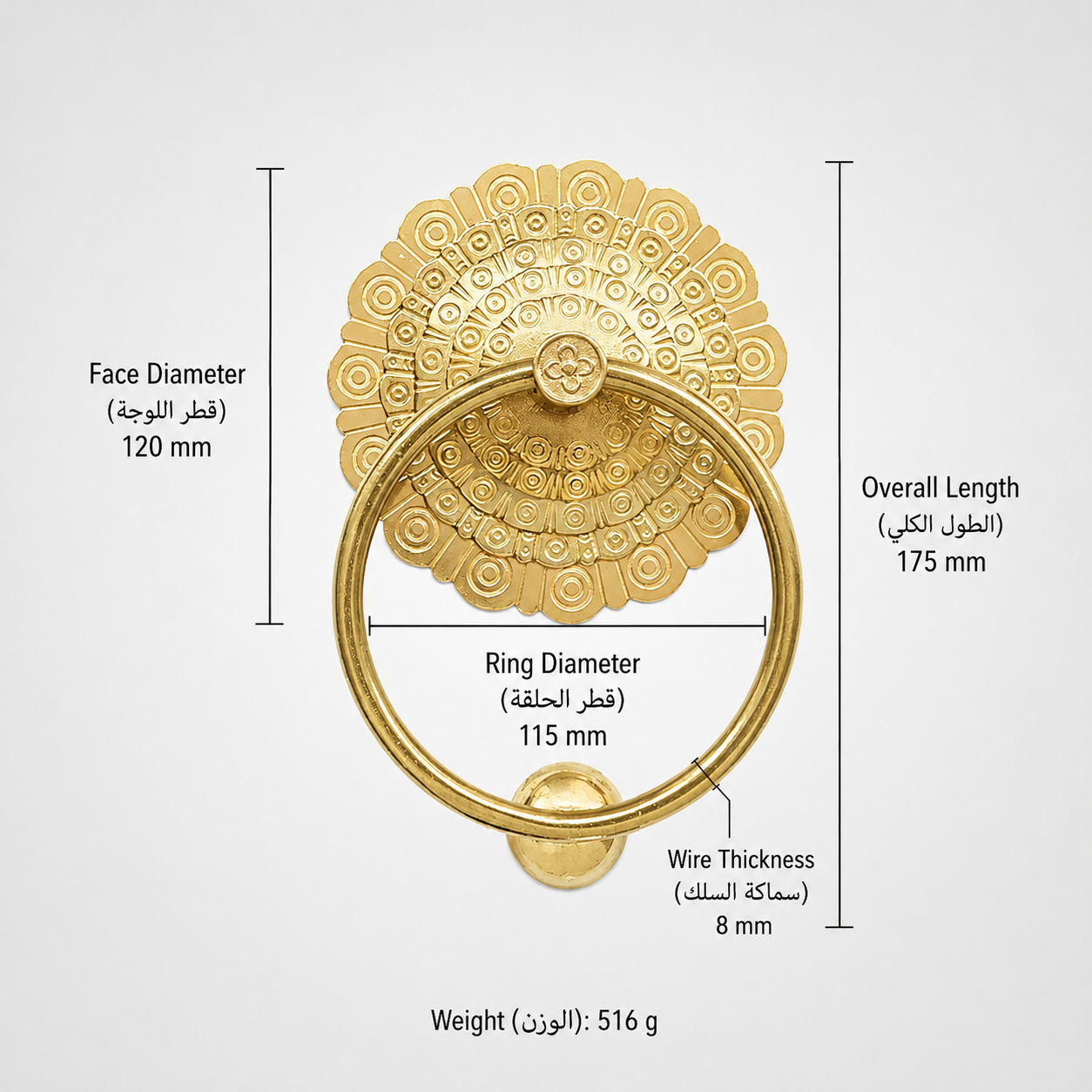 Entry Door Handles & Locks T0701 in Solid brass for entry doors and interior doors, product number T0701, T0701 - Brass - 120mm