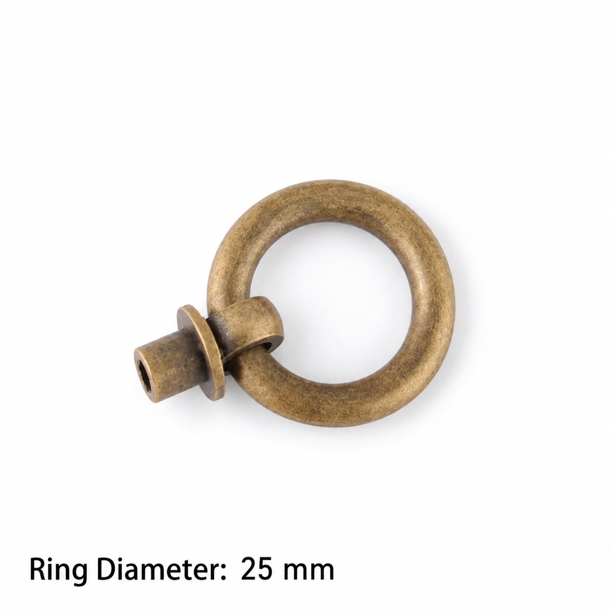 Classic Handles & Knobs T2313 in Solid brass for cabinets, wardrobes and furniture, product number T2313, T2313 - Antique bronze - 25mm