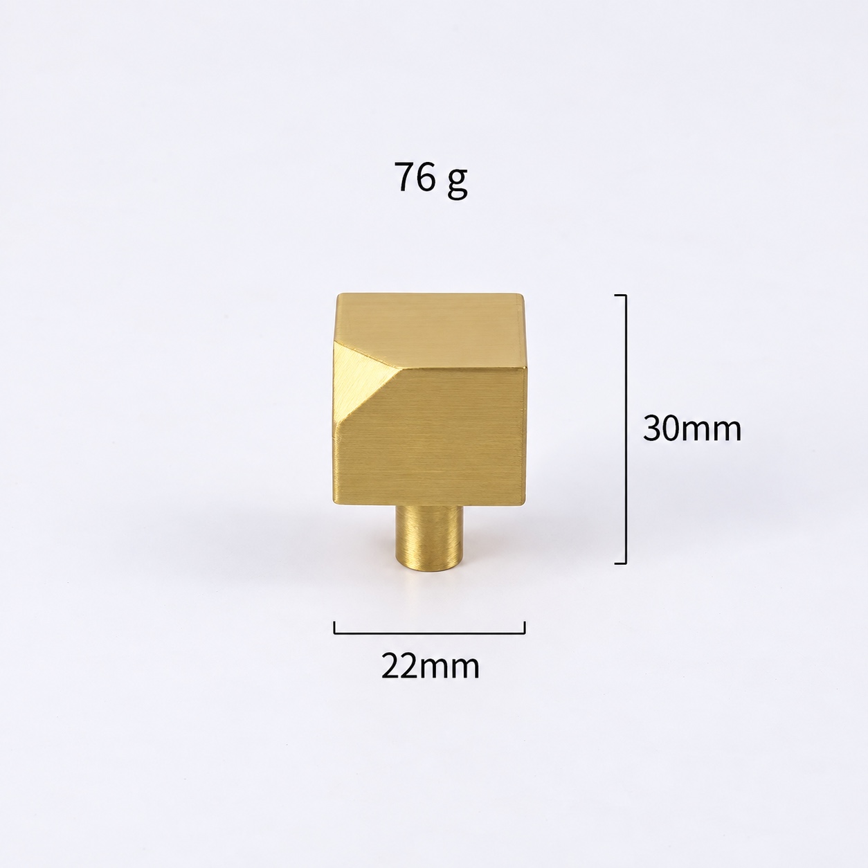 Modern Handles & Knobs T26038A in Solid brass for cabinets, wardrobes and furniture, product number T26038A, T26038A - Matte